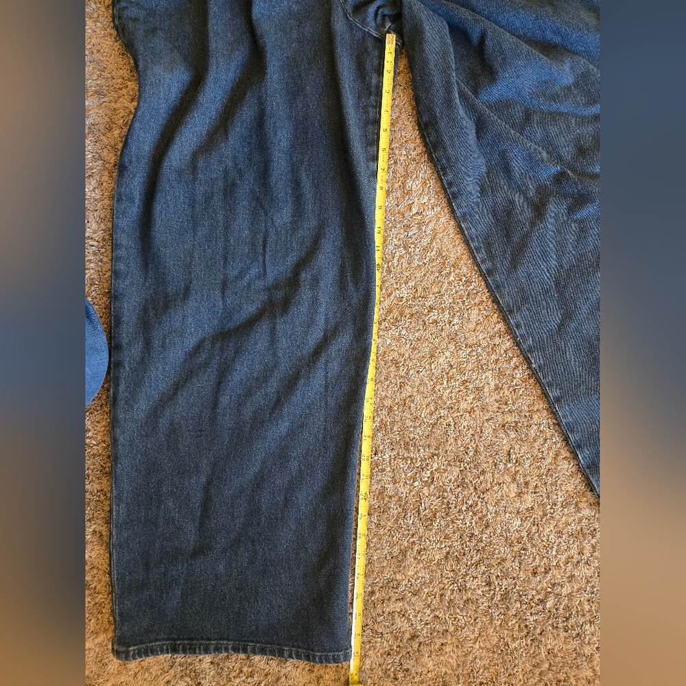 Good American Size 10 Good 90s Pleated Wide Leg Jeans (RUN BIG- READ) - Picture 14 of 16